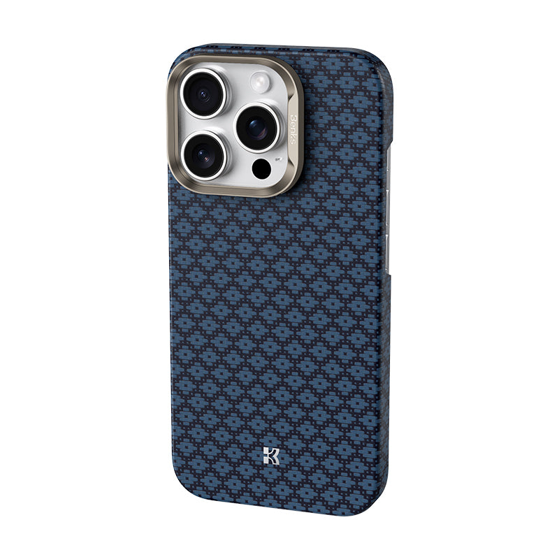 Benks ArmorAir ArmorGrid Serisi iPhone 16 Pro Max M-Safe Şarj Özellikli Kevlar Kılıf