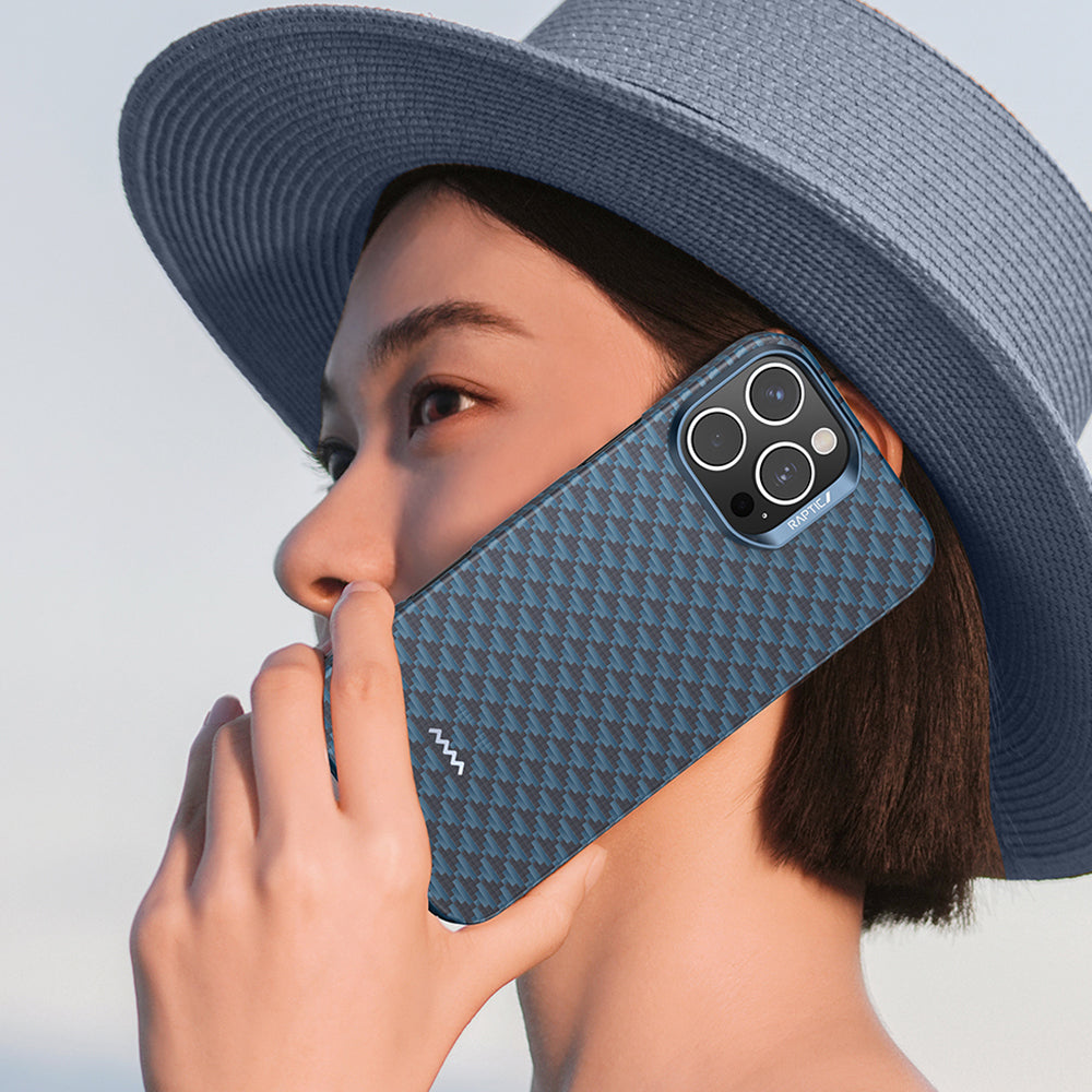 Raptic Aramid Skin Origin Serisi iPhone 16 Pro Max Magsafe Kılıf