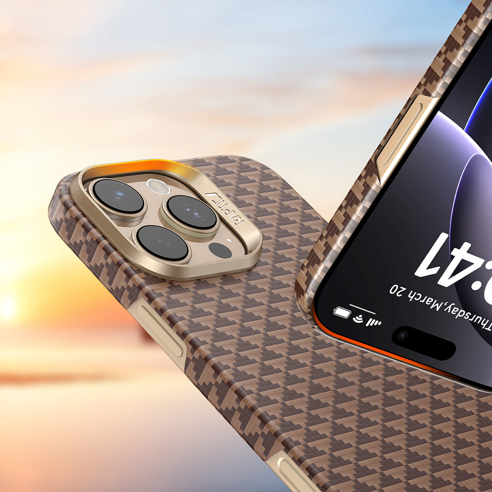 Raptic Aramid Skin Origin Serisi iPhone 16 Pro Max Magsafe Kılıf