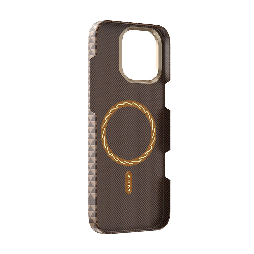 Raptic Aramid Skin Origin Serisi iPhone 16 Pro Max Magsafe Kılıf