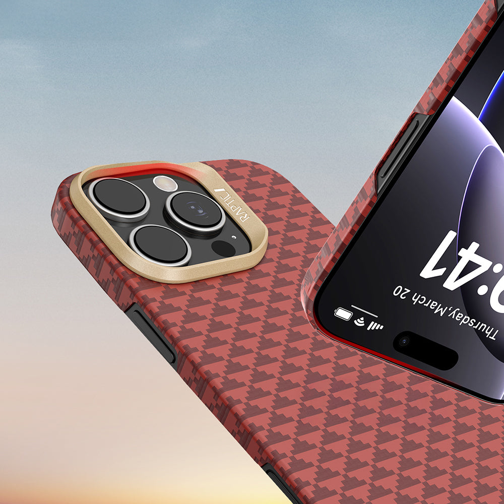 Raptic Aramid Skin Origin Serisi iPhone 16 Pro Max Magsafe Kılıf