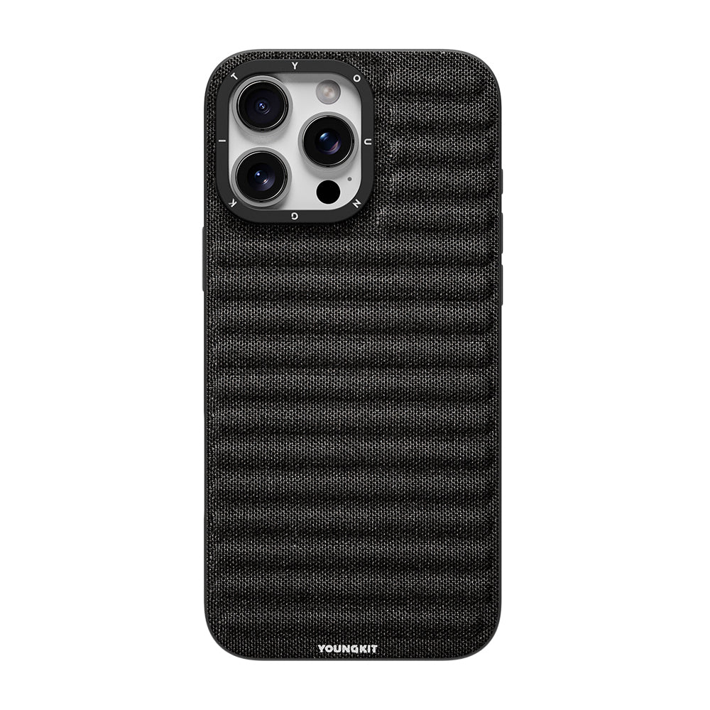 Youngkit Canvas Serisi iPhone 16 Pro Max Kılıf M-safe Şarj Özellikli Telefon Kılıfı