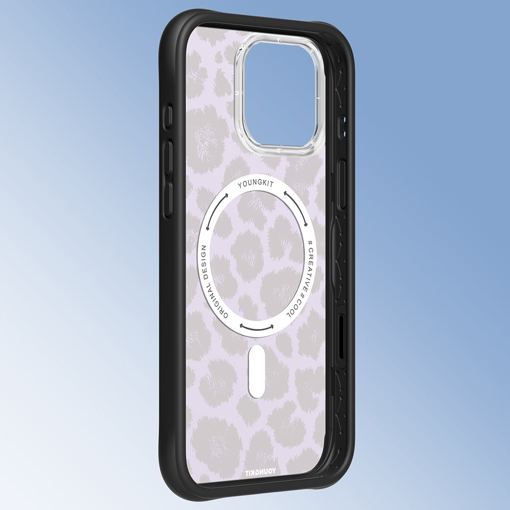 Youngkit Leopard Serisi iPhone 16 Pro Max Magsafe Telefon Kılıfı