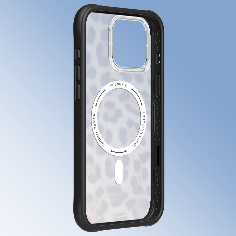 Youngkit Leopard Serisi iPhone 16 Pro Max Magsafe Telefon Kılıfı