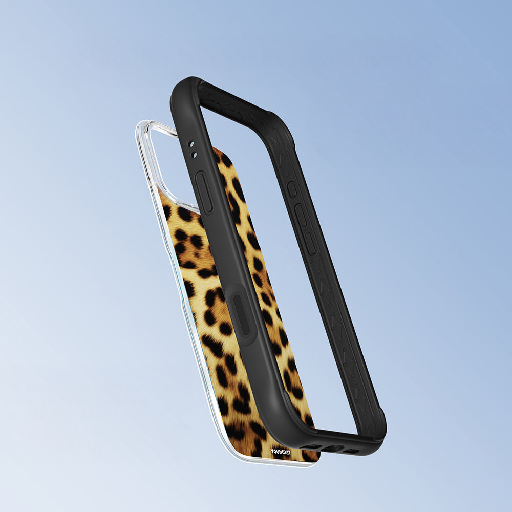 Youngkit Leopard Serisi iPhone 16 Pro Max Magsafe Telefon Kılıfı