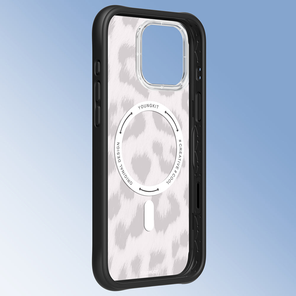 Youngkit Leopard Serisi iPhone 16 Pro Max Magsafe Telefon Kılıfı