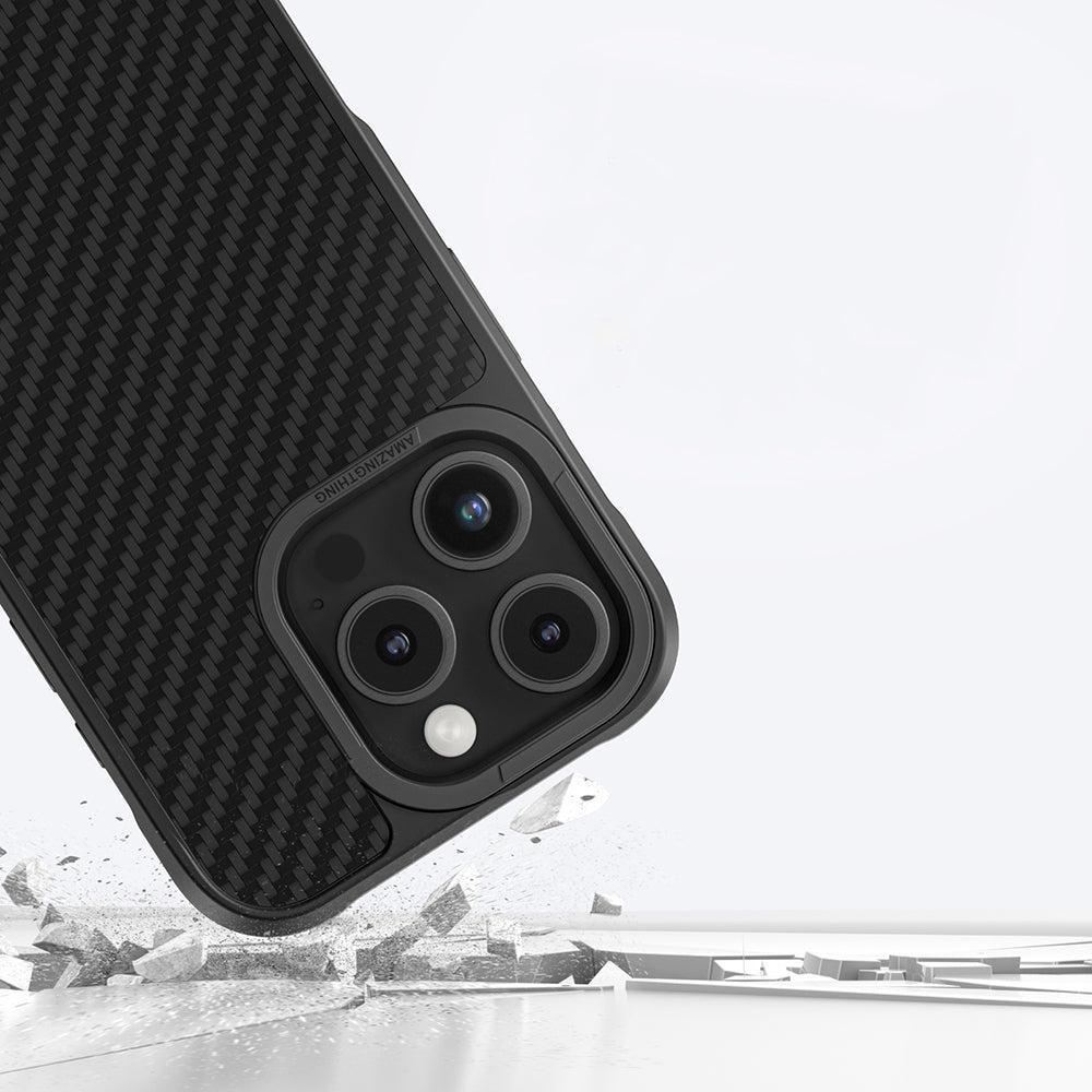 Amazingthing Titan Max Serisi iPhone 16 Pro Max Magsafe 1500D Aramid Fiber Telefon Kılıfı - 9