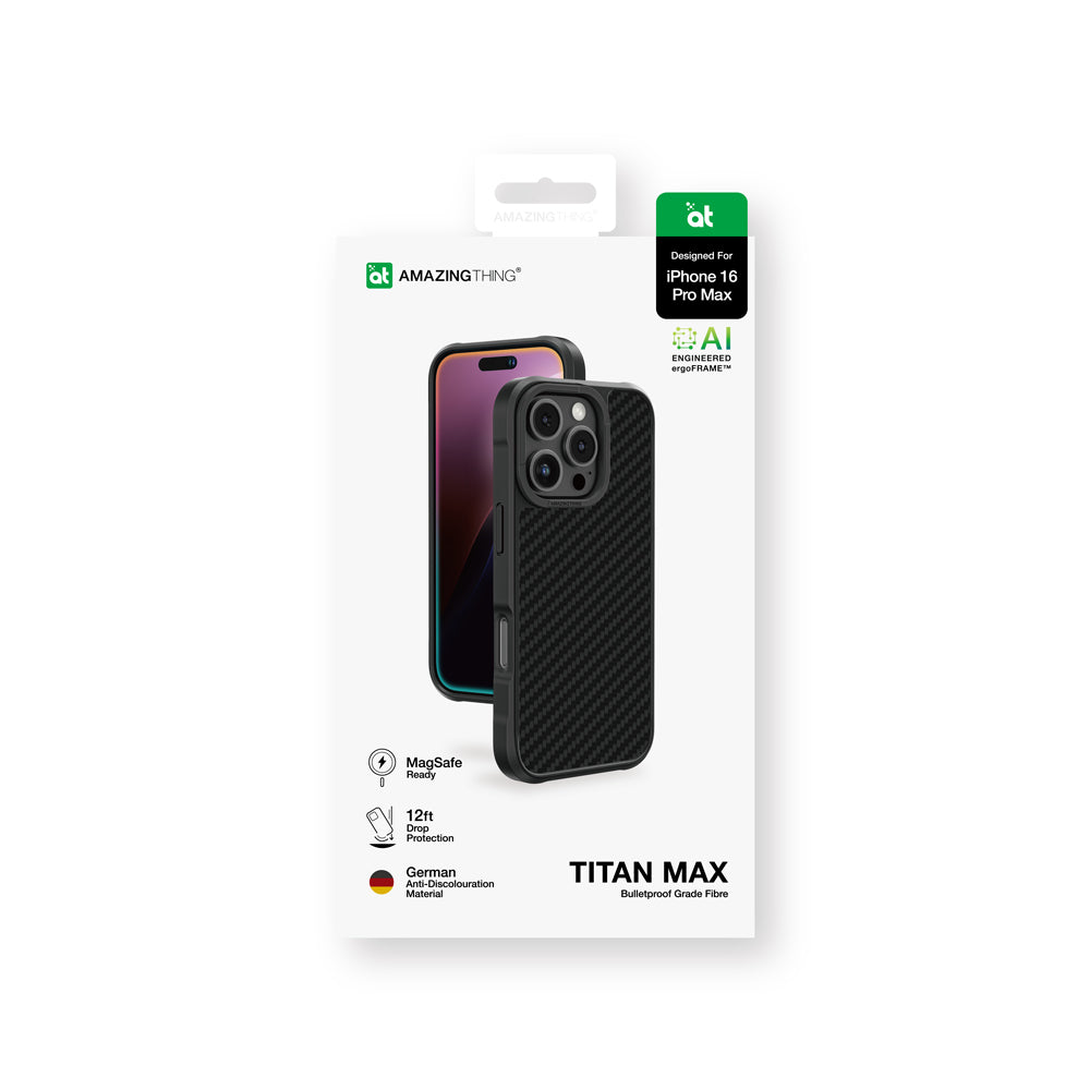 Amazingthing Titan Max Serisi iPhone 16 Pro Max Magsafe 600D Aramid Fiber Telefon Kılıfı - 13