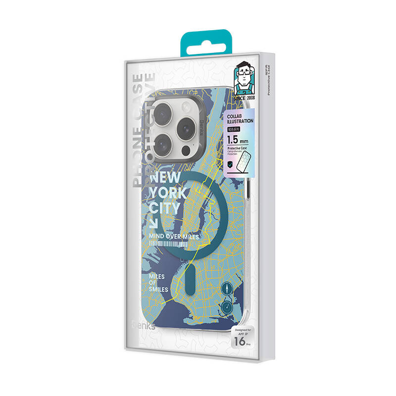 Benks City Serisi iPhone 16 Pro Max M-safe Şarj Özellikli Kılıf