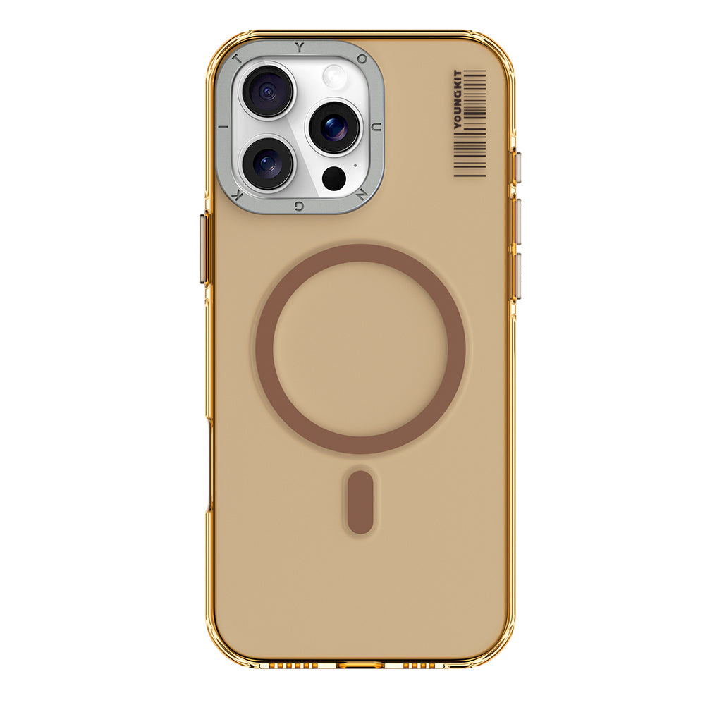 Youngkit Crystal Shield Serisi iPhone 16 Pro Max Magsafe Şarj Özellikli Şeffaf Telefon Kılıfı - 13