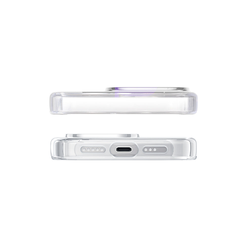 Pynana Dancing Streamer Serisi iPhone 16 Pro Max M-safe Şarj Özellikli Standlı Kılıf