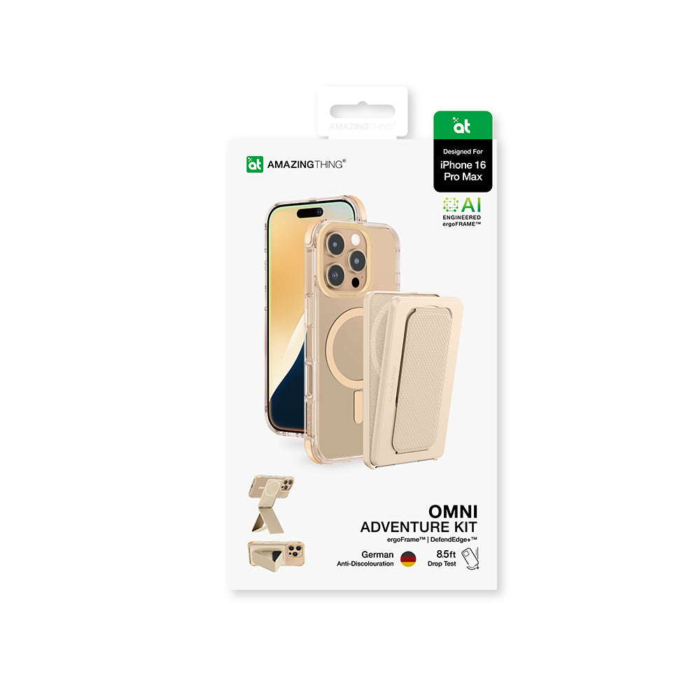 Amazingthing Omni Adventure Serisi iPhone 16 Pro Max Magsafe Standlı Set Telefon Kılıfı - 15