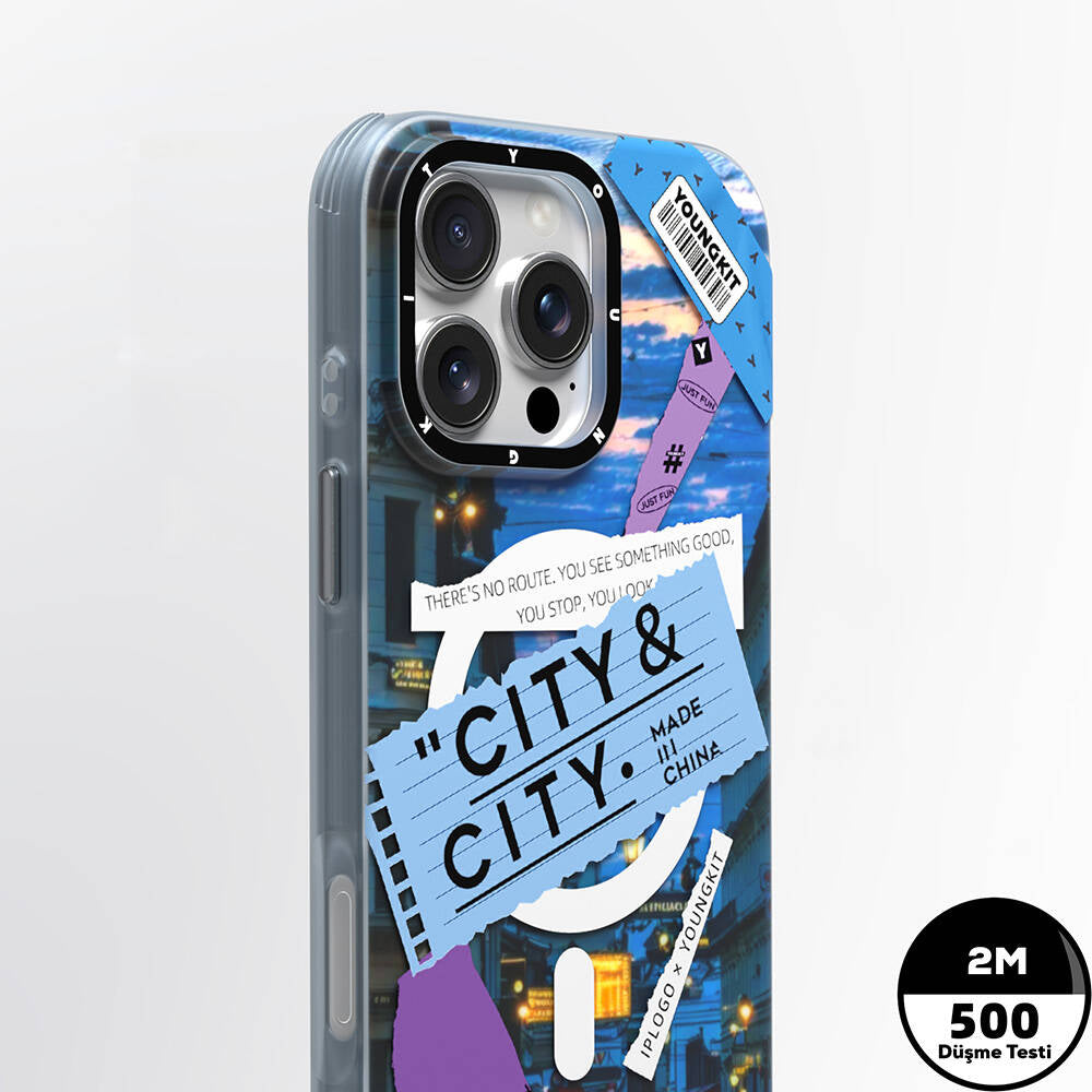 Youngkit A-City Serisi iPhone 16 Pro Max Magsafe Şarj Özellikli Telefon Kılıfı - 3