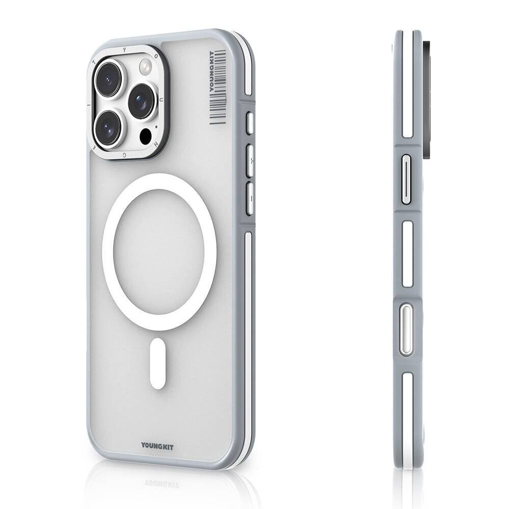 Youngkit Rock Sand Serisi iPhone 16 Pro Max Kılıf Magsafe Şarj Özellikli Telefon Kılıfı - 5
