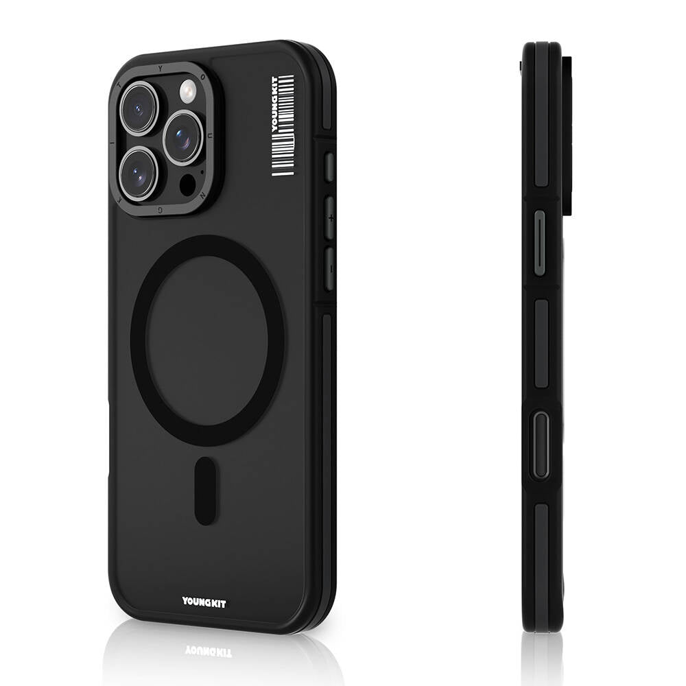 Youngkit Rock Sand Serisi iPhone 16 Pro Max Kılıf Magsafe Şarj Özellikli Telefon Kılıfı - 9