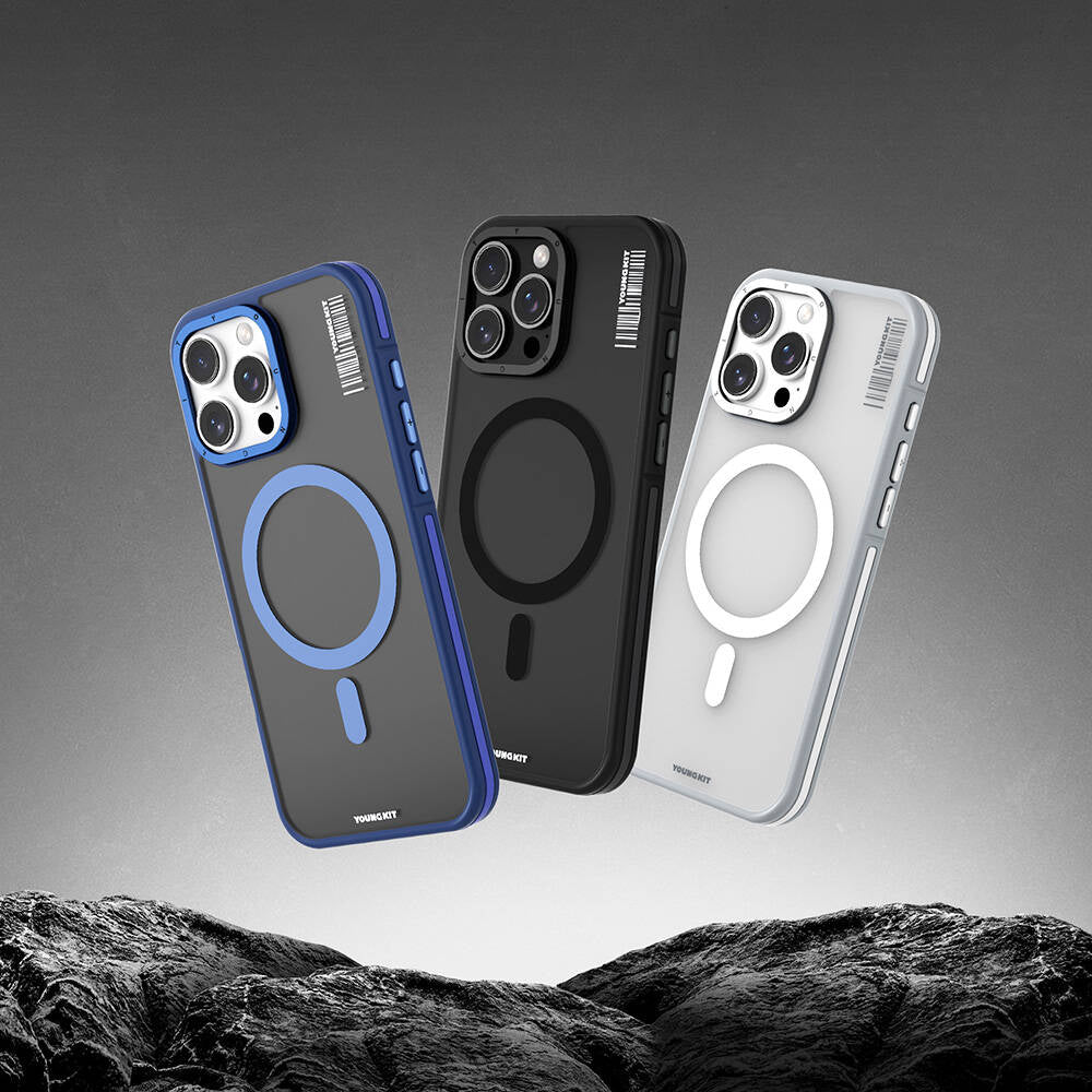 Youngkit Rock Sand Serisi iPhone 16 Pro Max Kılıf Magsafe Şarj Özellikli Telefon Kılıfı - 17