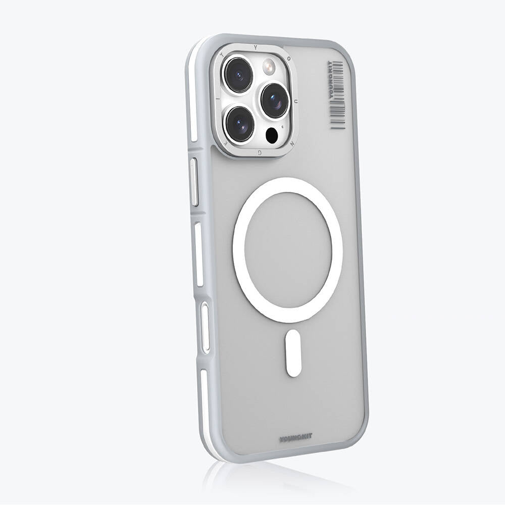 Youngkit Rock Sand Serisi iPhone 16 Pro Max Kılıf Magsafe Şarj Özellikli Telefon Kılıfı - 8