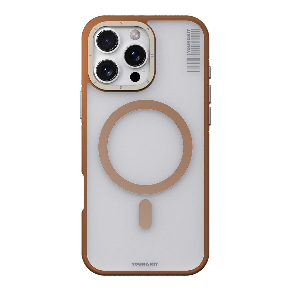 Youngkit Rock Sand Serisi iPhone 16 Pro Max Kılıf Magsafe Şarj Özellikli Telefon Kılıfı - 15