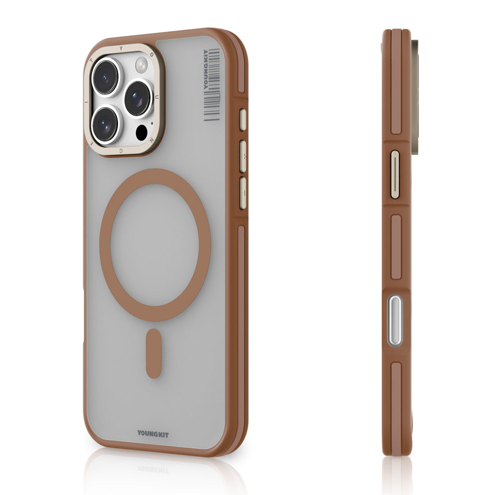 Youngkit Rock Sand Serisi iPhone 16 Pro Max Kılıf Magsafe Şarj Özellikli Telefon Kılıfı - 14