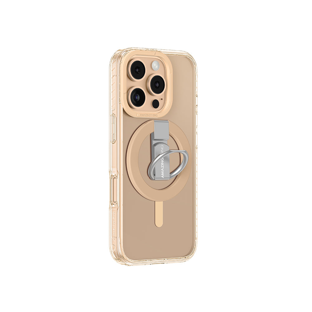 Amazingthing Titan Pro Serisi iPhone 16 Pro Max Magsafe Yüzük Standlı Telefon Kılıfı - 3