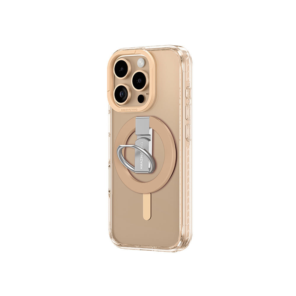 Amazingthing Titan Pro Serisi iPhone 16 Pro Max Magsafe Yüzük Standlı Telefon Kılıfı - 4