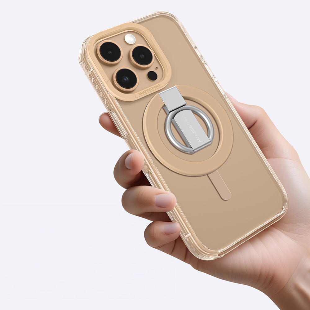 Amazingthing Titan Pro Serisi iPhone 16 Pro Max Magsafe Yüzük Standlı Telefon Kılıfı - 6