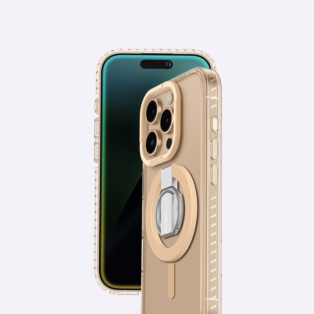 Amazingthing Titan Pro Serisi iPhone 16 Pro Max Magsafe Yüzük Standlı Telefon Kılıfı - 12