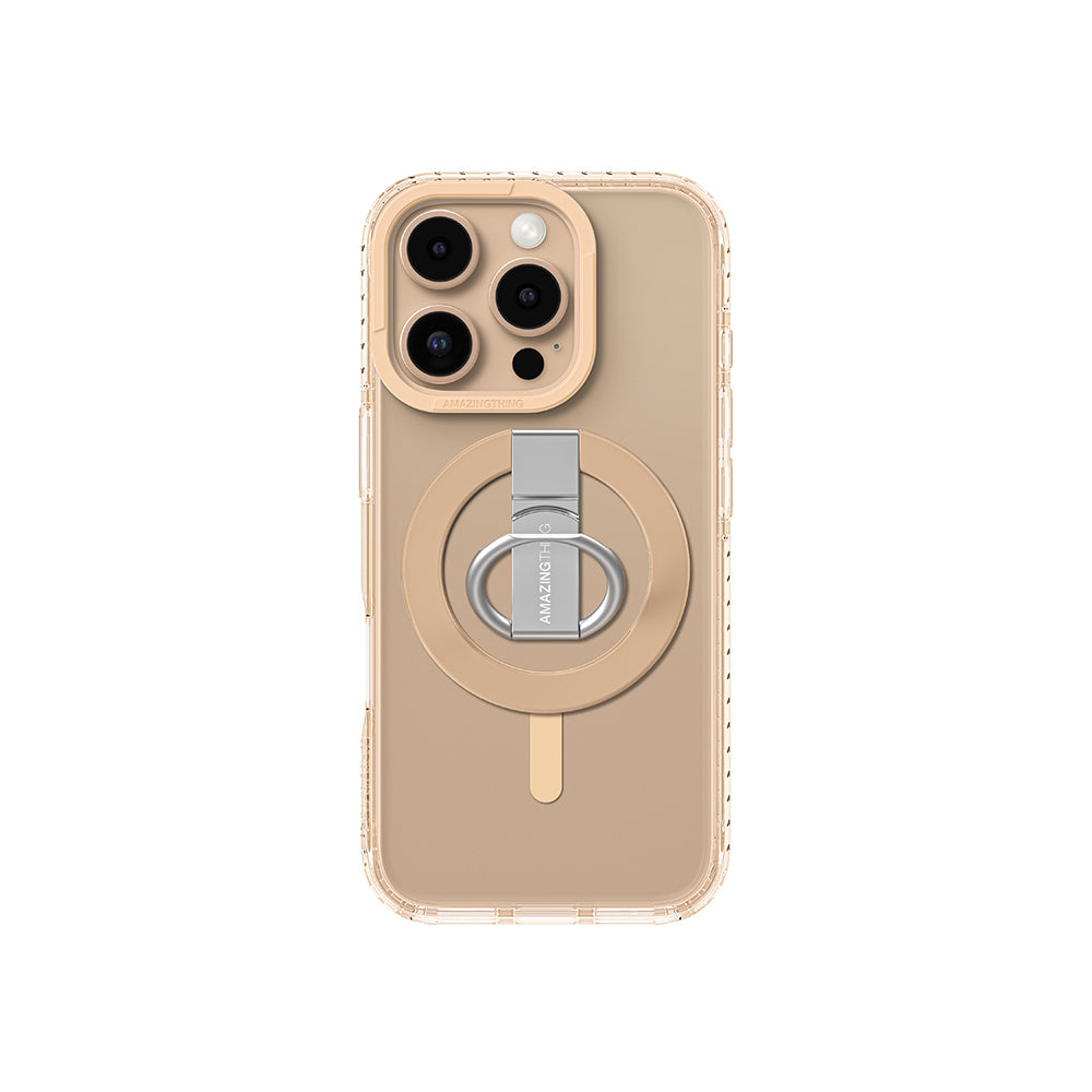 Amazingthing Titan Pro Serisi iPhone 16 Pro Max Magsafe Yüzük Standlı Telefon Kılıfı - 39