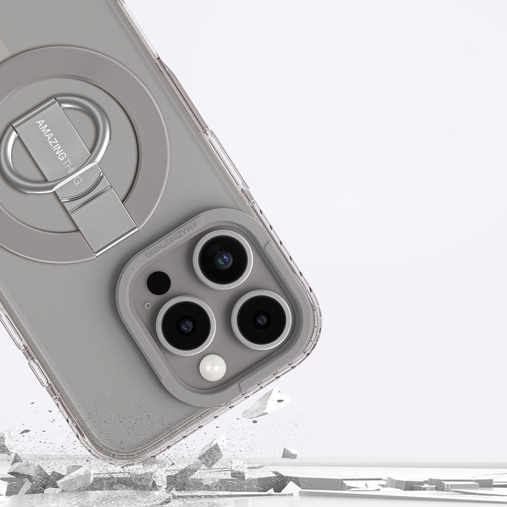 Amazingthing Titan Pro Serisi iPhone 16 Pro Max Magsafe Yüzük Standlı Telefon Kılıfı - 22