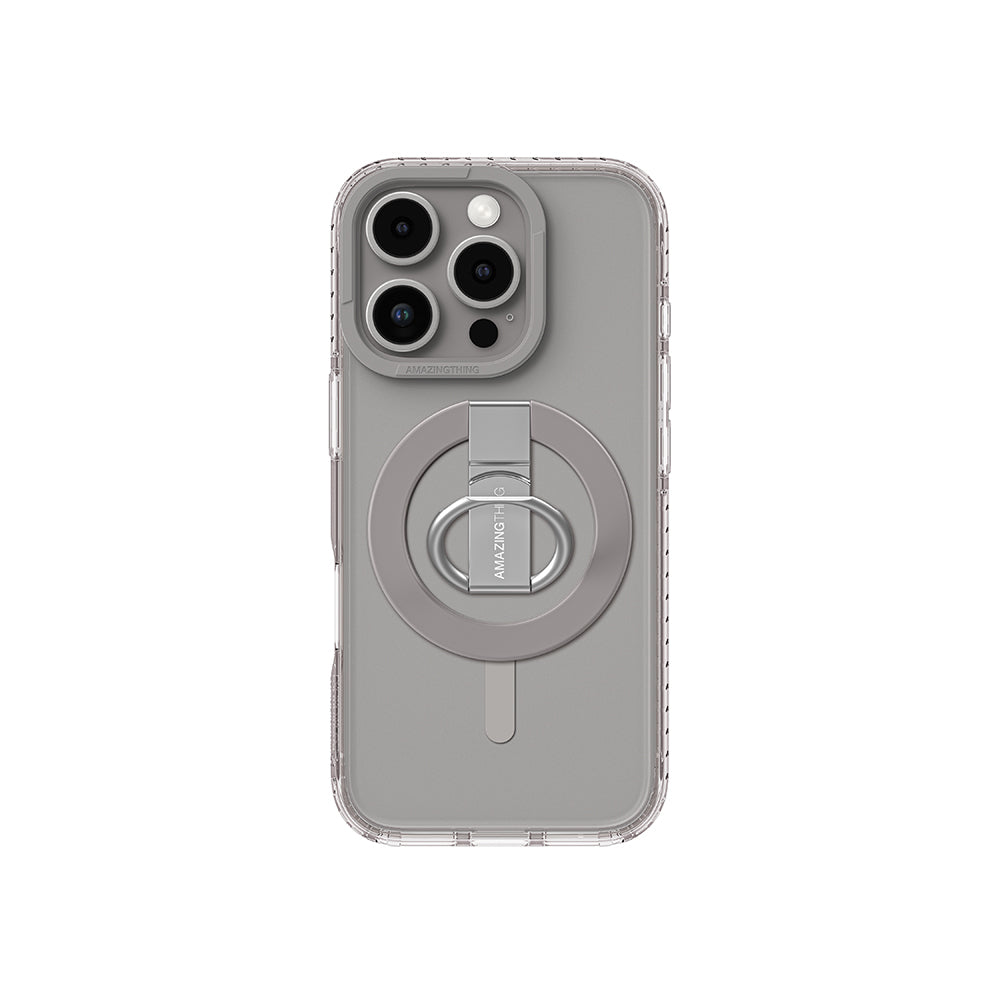 Amazingthing Titan Pro Serisi iPhone 16 Pro Max Magsafe Yüzük Standlı Telefon Kılıfı - 40