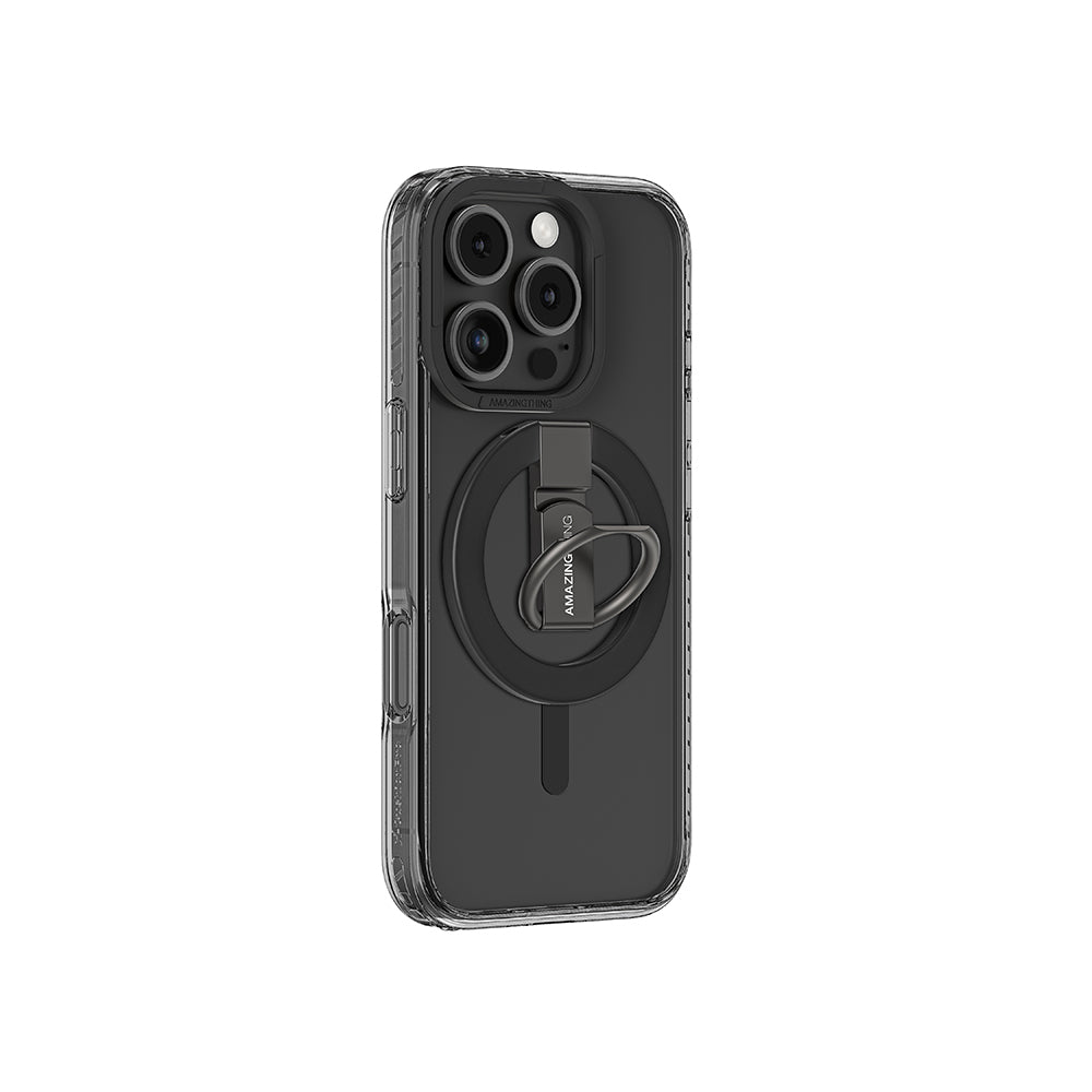Amazingthing Titan Pro Serisi iPhone 16 Pro Max Magsafe Yüzük Standlı Telefon Kılıfı - 26