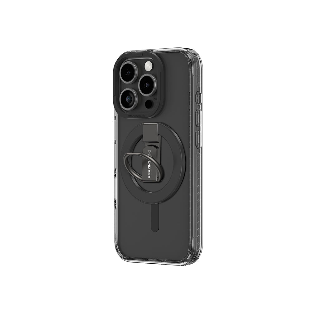 Amazingthing Titan Pro Serisi iPhone 16 Pro Max Magsafe Yüzük Standlı Telefon Kılıfı - 27
