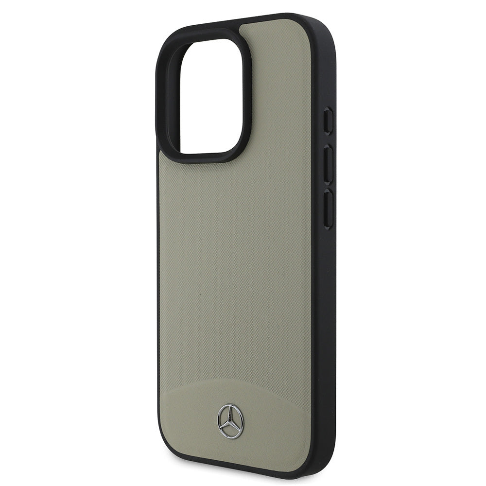 Mercedes Benz iPhone 16 Pro Max Orjinal Lisanslı M-safe Şarj Özellikli Dokulu ve Düz Deri Kılıf