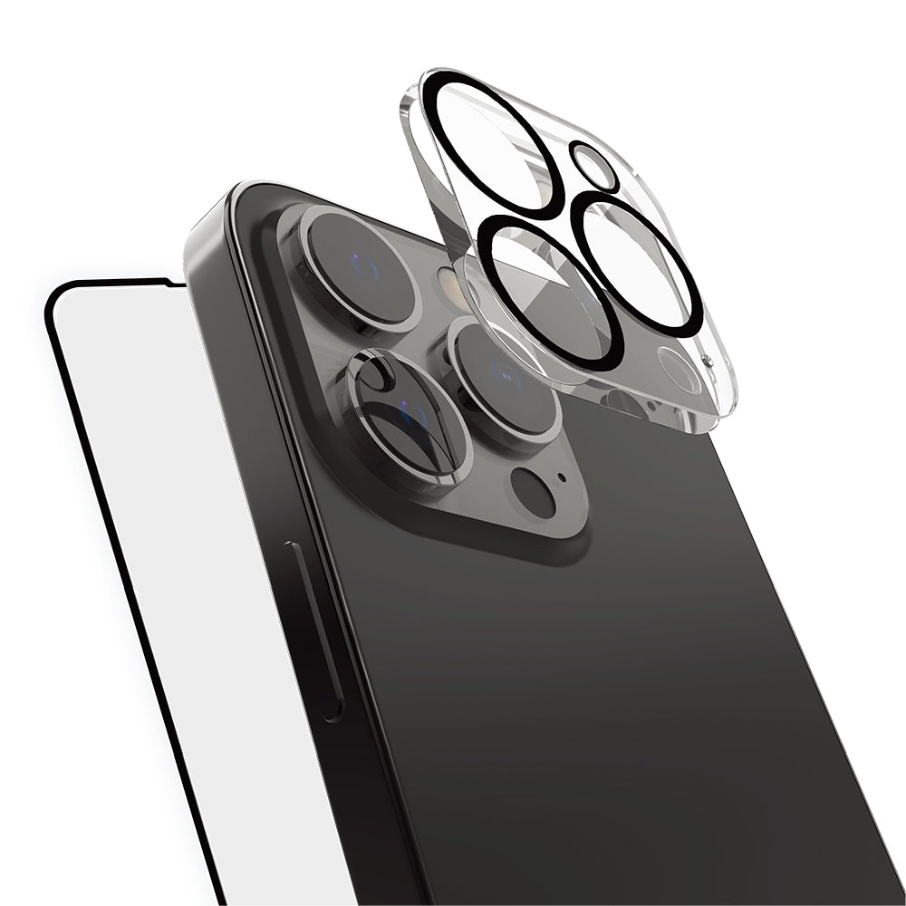 Raptic iPhone 16 Pro Max 2in1 Temperli Ekran Koruyucu + Lens Koruyucu Set