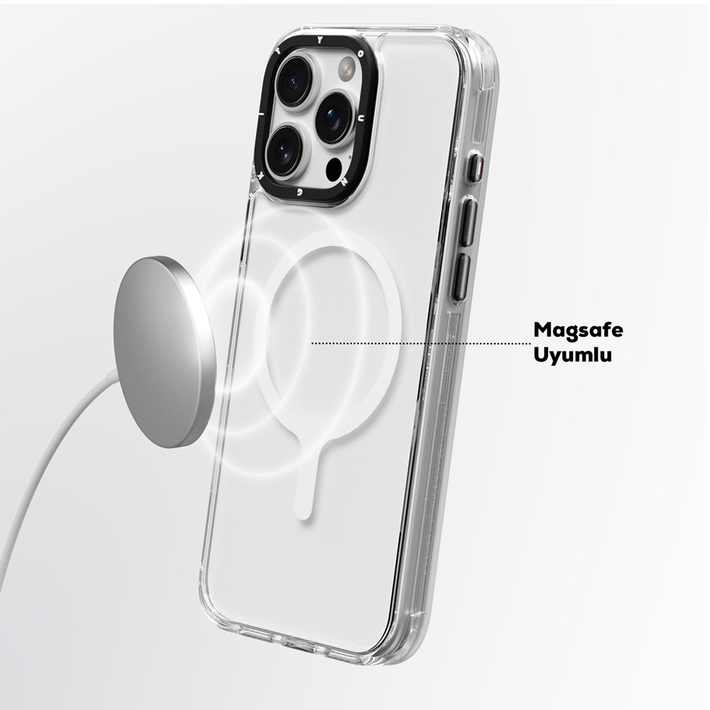 YoungKit Crystal Color Serisi iPhone 16 Pro Max Magsafe Şarj Özellikli Telefon Kılıfı-11