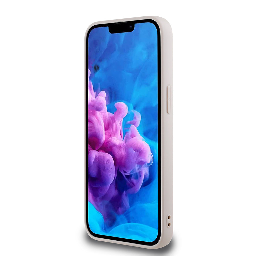 Guess iPhone 16E Orjinal Lisanslı 4G Büyük Metal Logolu Glitter Telefon Kılıfı