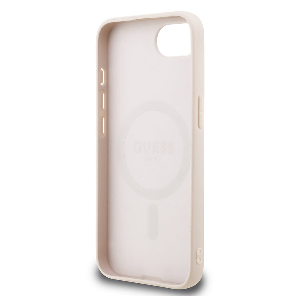 Guess iPhone 16E Orjinal Lisanslı Magsafe Small 4G Classic Telefon Kılıfı