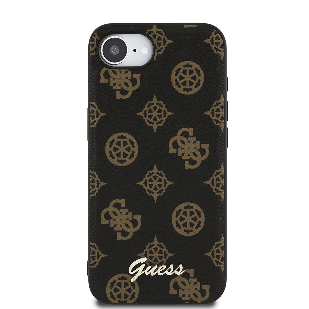 Guess iPhone 16E Orjinal Lisanslı Magsafe Yazı Logolu Peony Kılıf