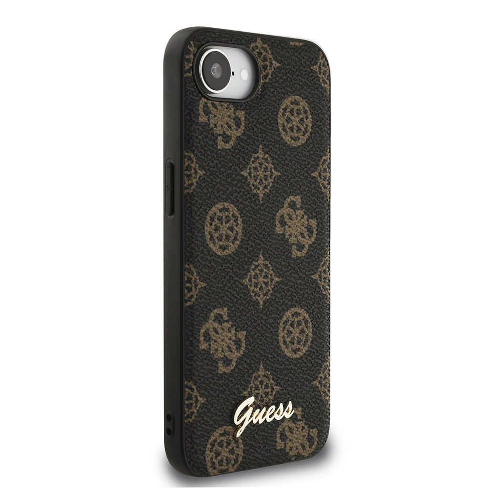 Guess iPhone 16E Orjinal Lisanslı Magsafe Yazı Logolu Peony Kılıf