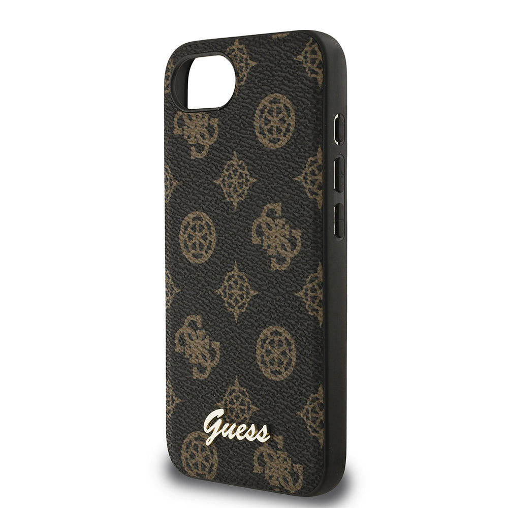 Guess iPhone 16E Orjinal Lisanslı Magsafe Yazı Logolu Peony Kılıf