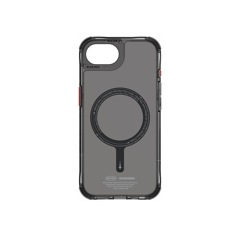 Skinarma Saido iPhone 16E Magsafe Şeffaf Airbag Tasarımlı Kılıf