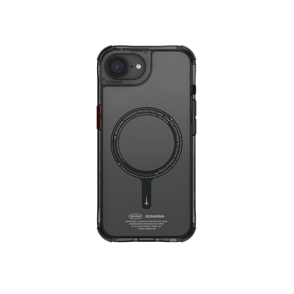 Skinarma Saido iPhone 16E Magsafe Şeffaf Airbag Tasarımlı Kılıf