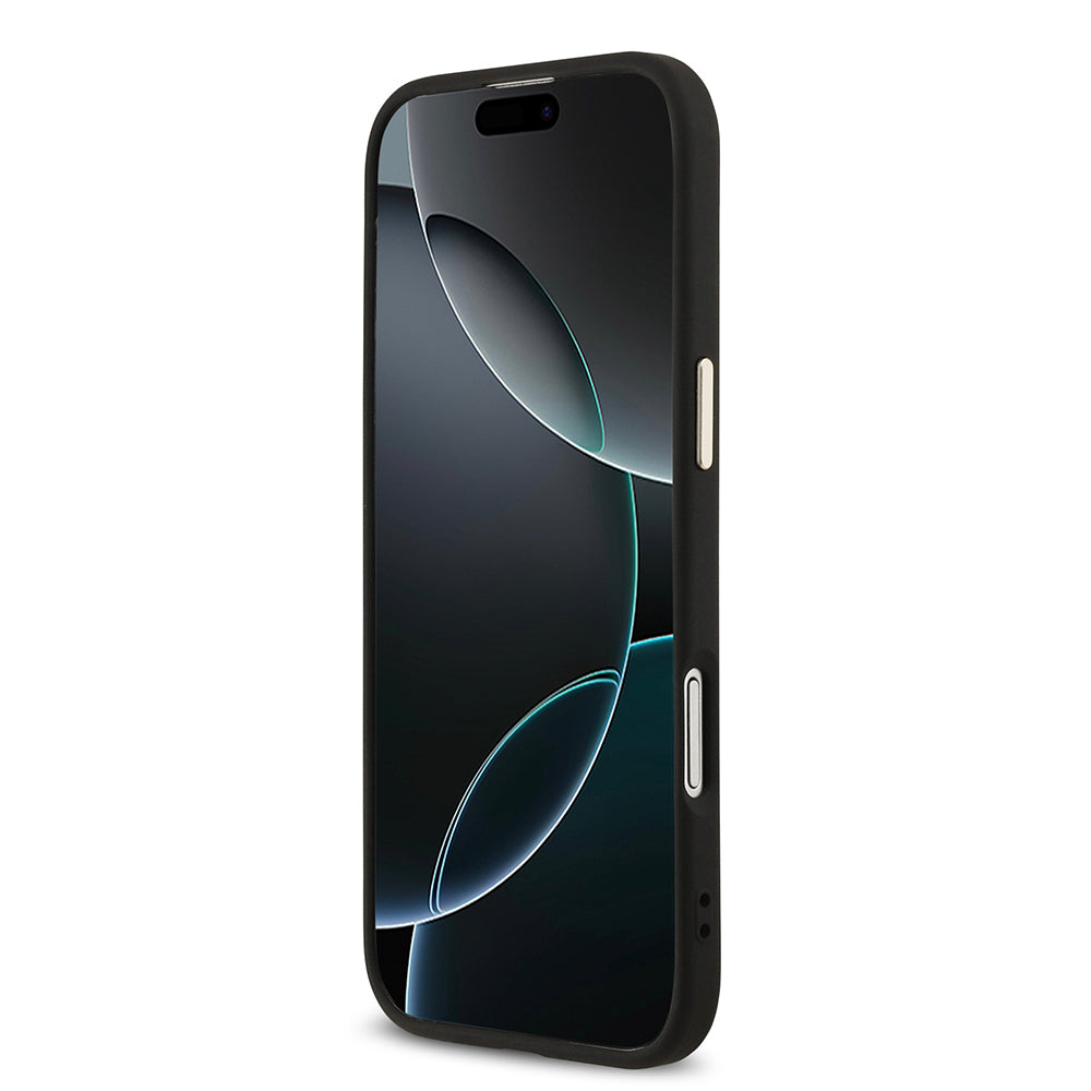 Guess iPhone 17 Air Orjinal Lisanslı Gold Metal Kamera Çerçeveli 4G Desenli Metal Büyük 4G ve Yazı Logolu Kılıf