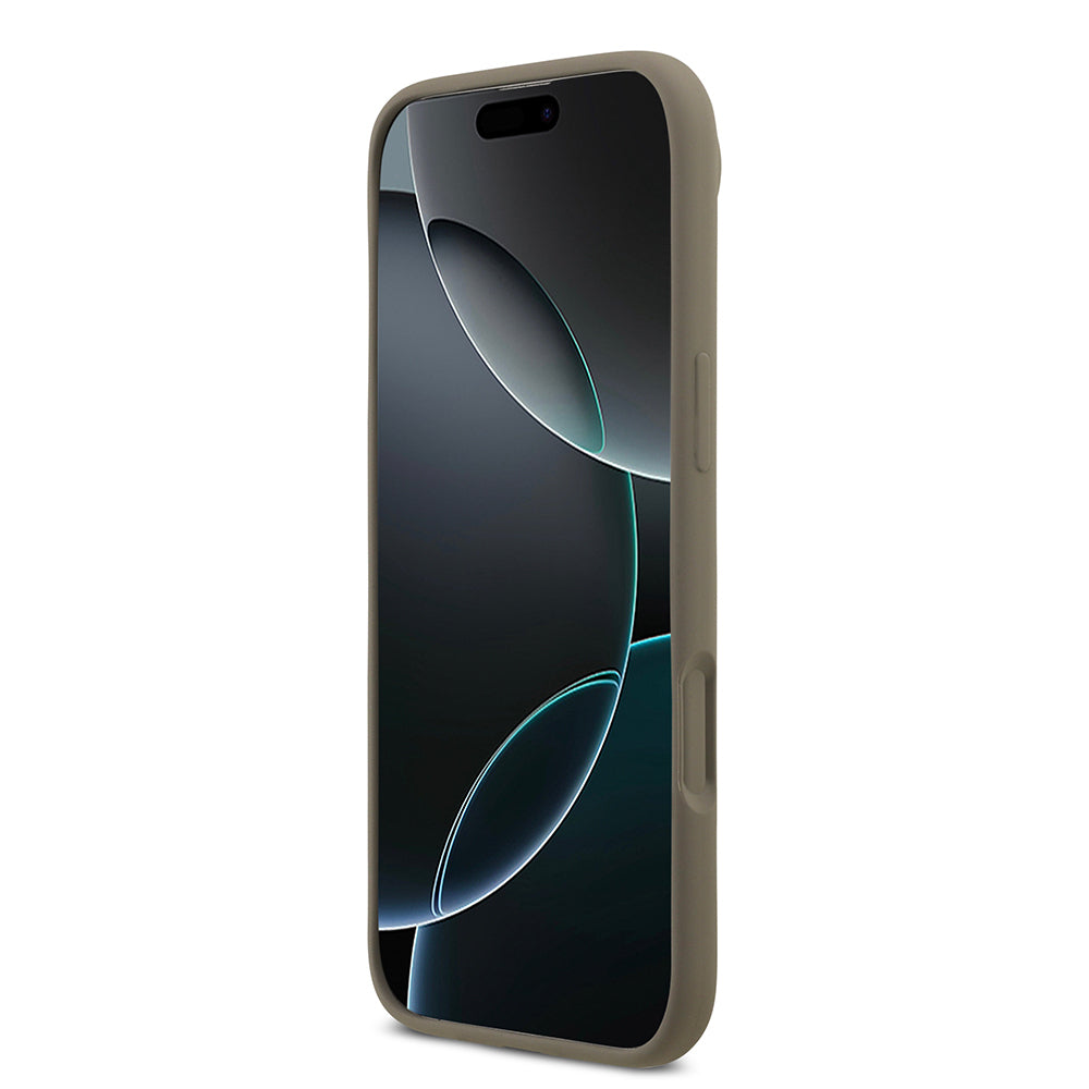 Guess iPhone 17 Air Orjinal Lisanslı Grained Yazı Logolu Telefon Kılıfı