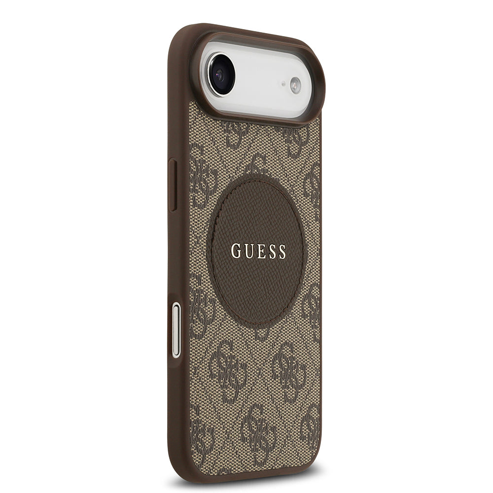 Guess iPhone 17 Air Orjinal Lisanslı M-safe Şarj Özellikli Yazı Logolu Circle Classic Kılıf