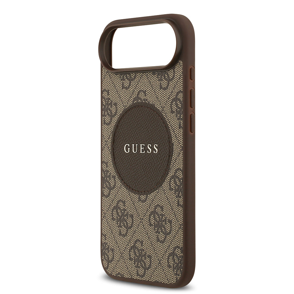 Guess iPhone 17 Air Orjinal Lisanslı M-safe Şarj Özellikli Yazı Logolu Circle Classic Kılıf