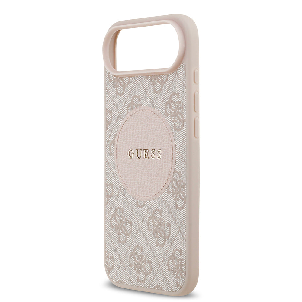 Guess iPhone 17 Air Orjinal Lisanslı M-safe Şarj Özellikli Yazı Logolu Circle Classic Kılıf