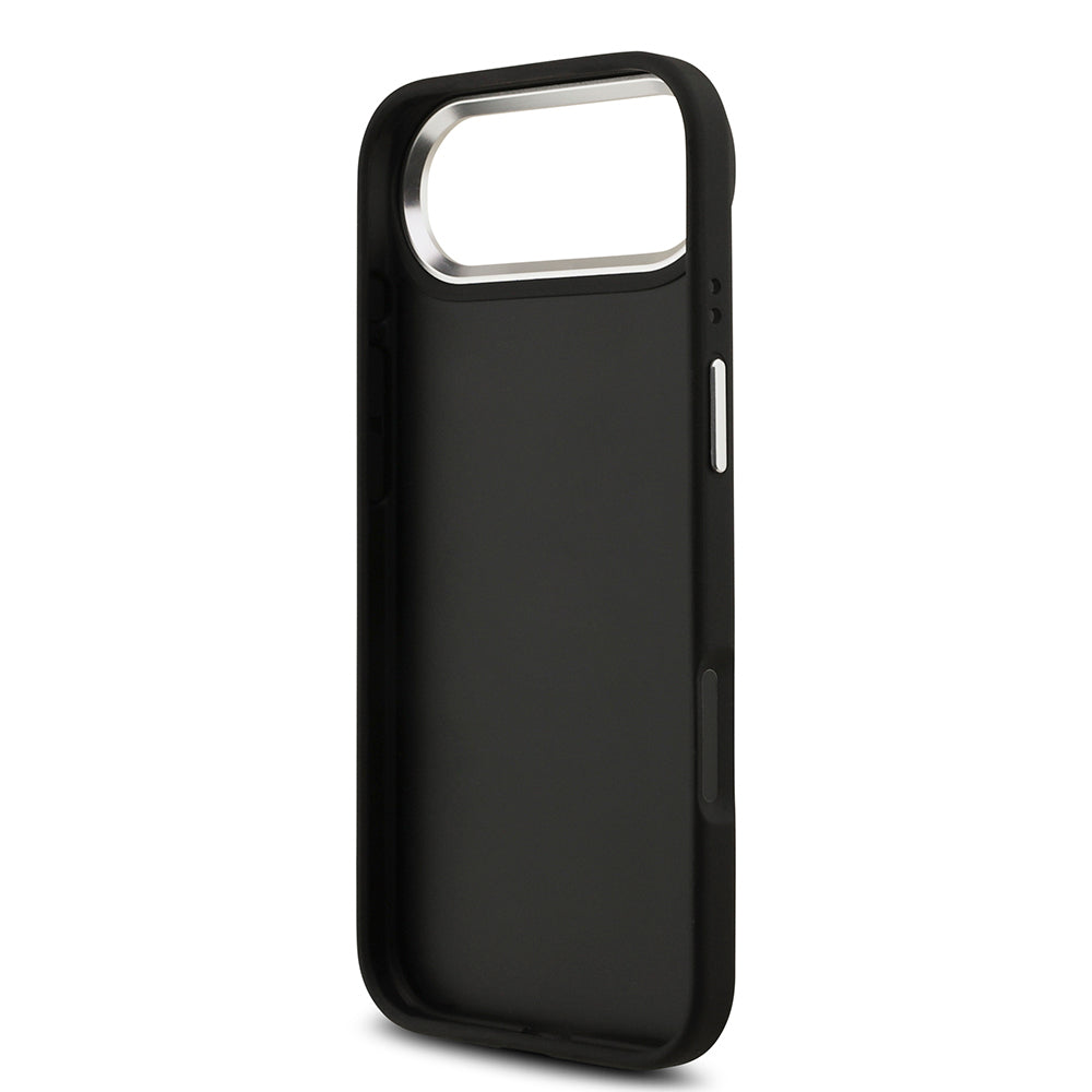 Guess iPhone 17 Air Orjinal Lisanslı PU Deri 4G Büyük Metal Logo Dizaynlı Telefon Kılıfı