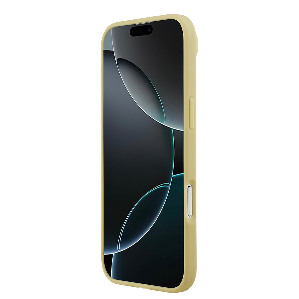 Guess iPhone 17 Air Orjinal Lisanslı Taşlı Arka Yüzey Üçgen Logolu Telefon Kılıfı