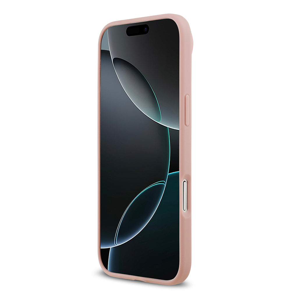 Guess iPhone 17 Air Orjinal Lisanslı Taşlı Arka Yüzey Üçgen Logolu Telefon Kılıfı